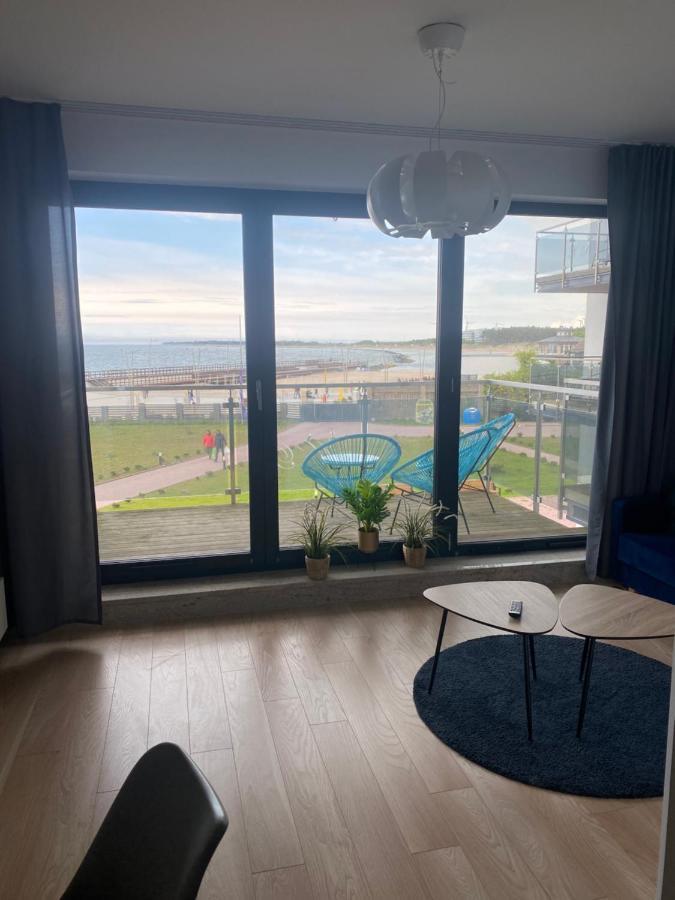 Apartament Z Widokiem Na Morze Ujście-Darłowskie Dış mekan fotoğraf